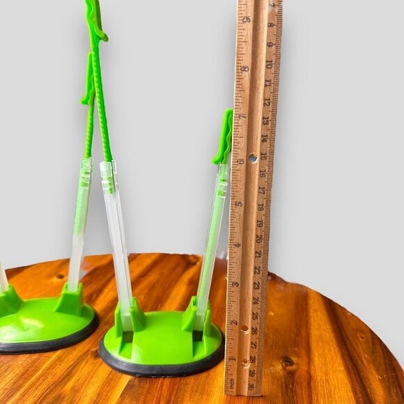 2Pck Baggy Holders Stand For Food Prep Plastic Ziplock Bags Hand Free Rack Clips - Picture 7 of 14